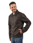 WRANGLER Camisola de Piel Sintética para Caballero en color cafè.